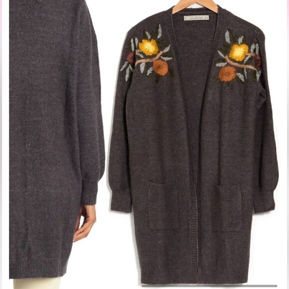 NWT MSRP $149 Boundless North Embroidered Cardigan Sweater Women's Size Small - Picture 3 of 9